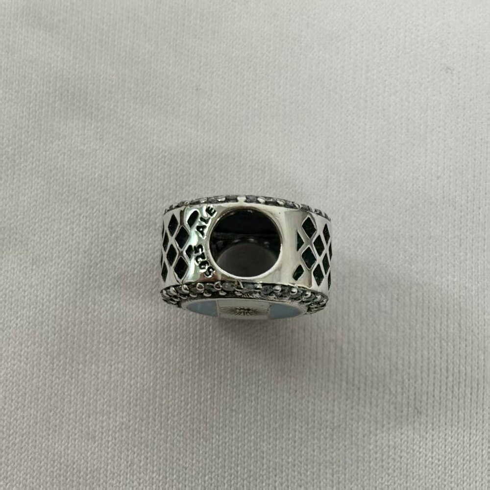 Pandora Argentina Flag Dangle Charm, S925 Silver Jewelry - Picture 4 of 4